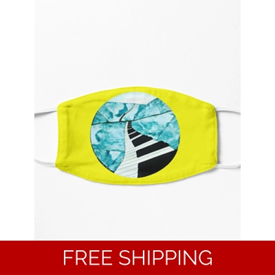 Le Studio Covid Yellow Mask Piano Window Logo Full